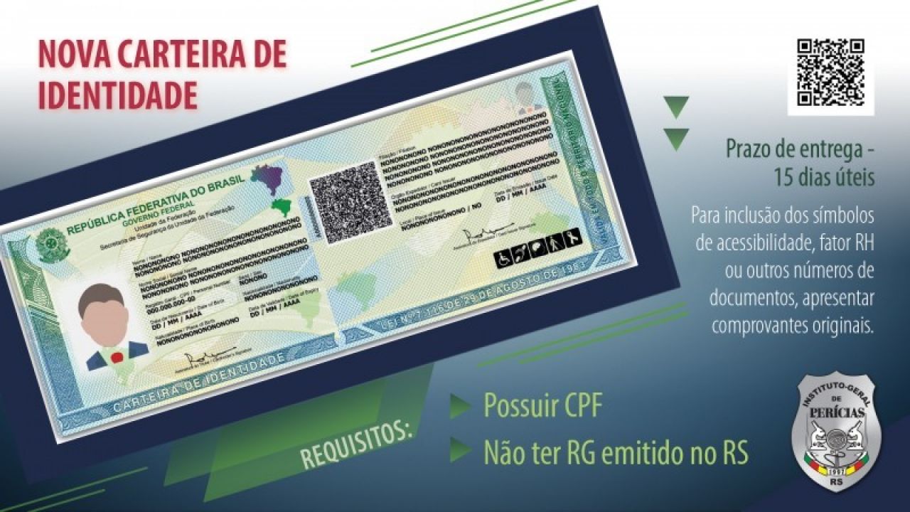 Carteiras de identidade poderão ser agendadas no site do IGP - Rio